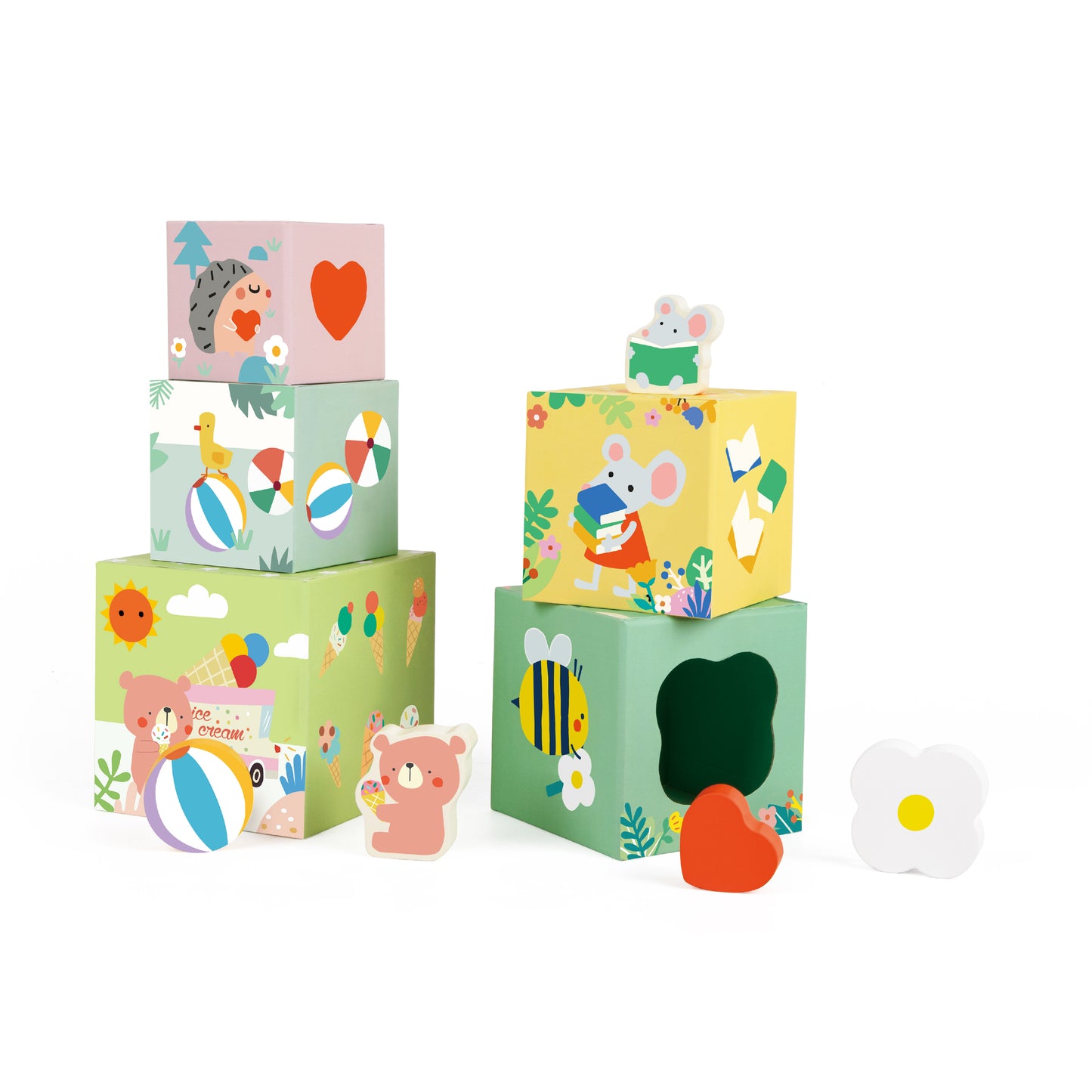 Cubos de Apilamiento Bosque