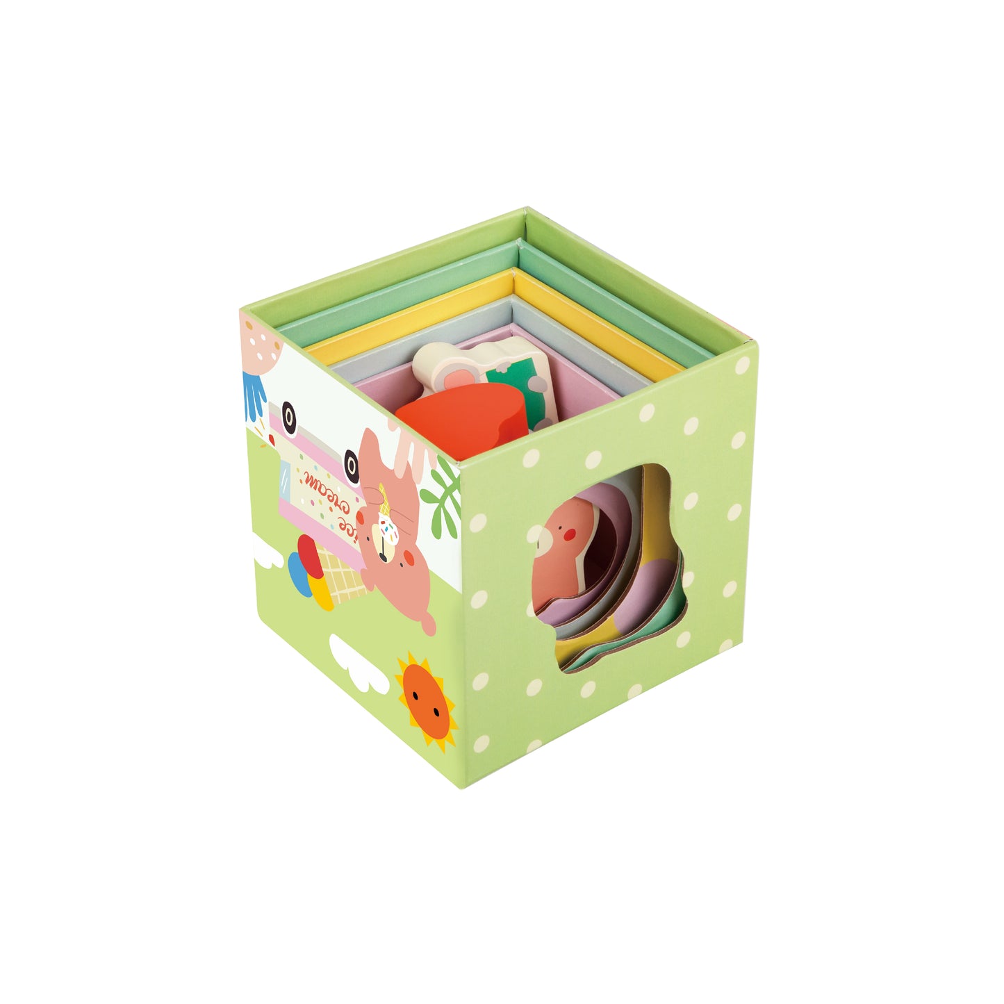 Cubos de Apilamiento Bosque