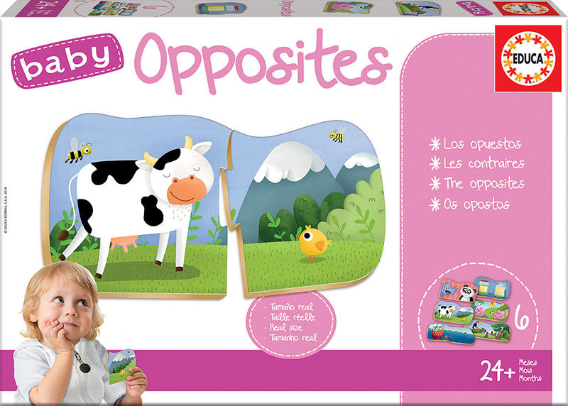 Puzzle Opuestos para bebés