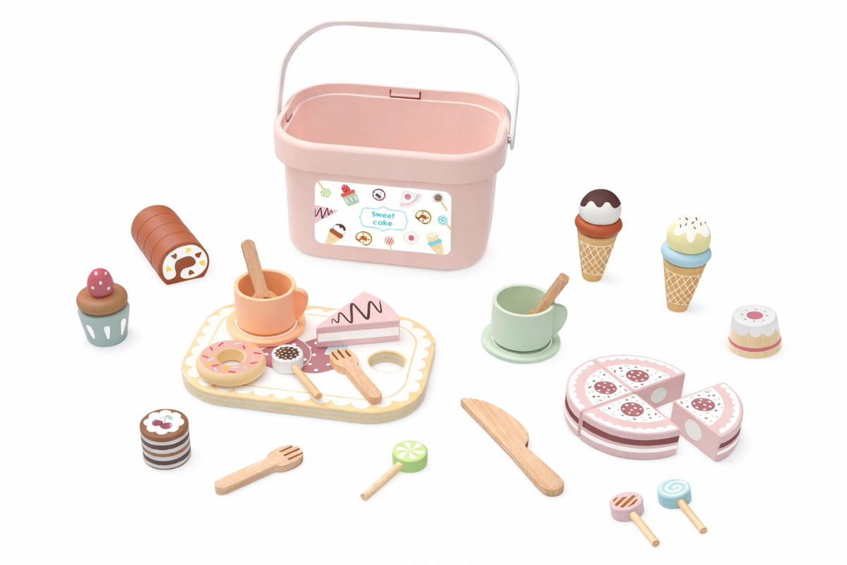 Set de Té de Madera