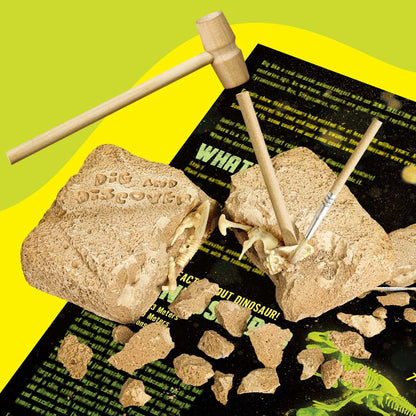 Kit de Excavación T-Rex que Brilla en la Oscuridad