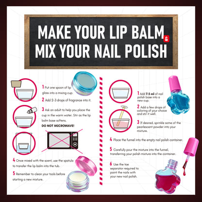 Kit Creativo de Esmaltes y Labial