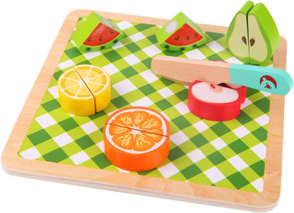 Rompecabezas de corte de frutas