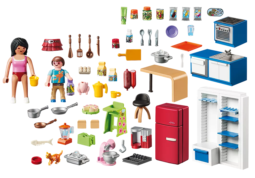 Cocina para casa de muñecas Playmobil