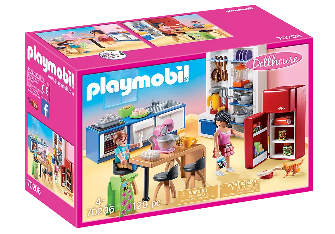 Cocina para casa de muñecas Playmobil
