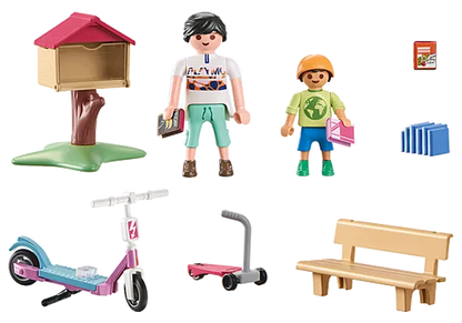Set Intercambio de Libros Playmobil
