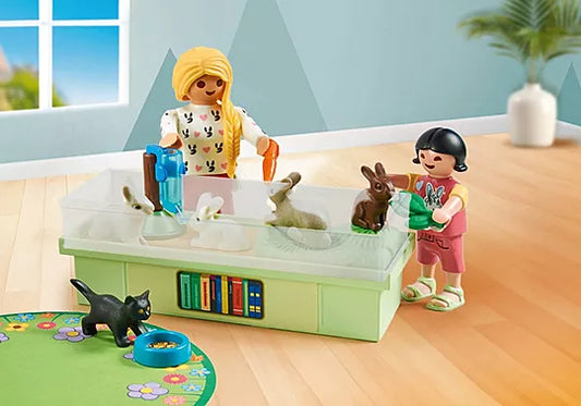 Familia de Conejos Playmobil