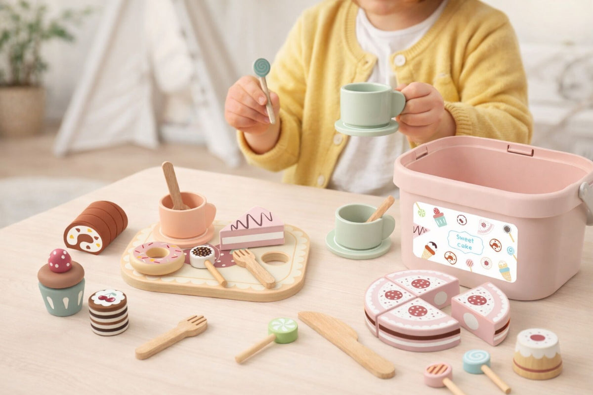 Set de Té de Madera