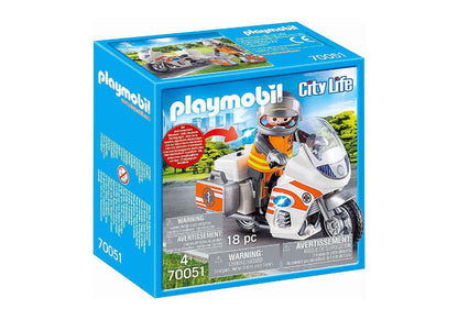 Moto de Rescate Playmobil
