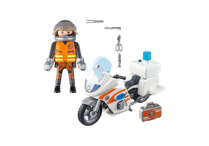 Moto de Rescate Playmobil