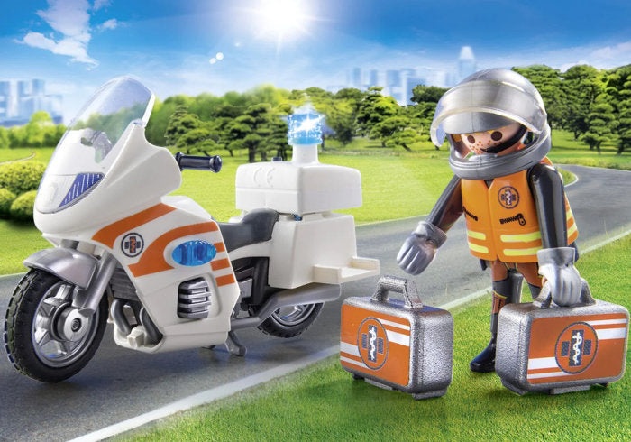 Moto de Rescate Playmobil