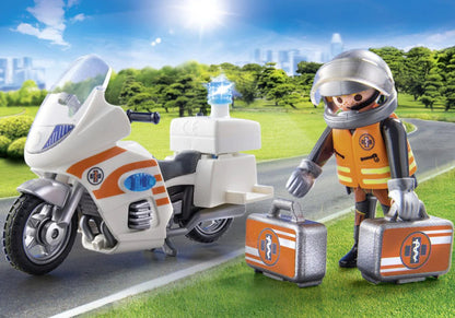 Moto de Rescate Playmobil