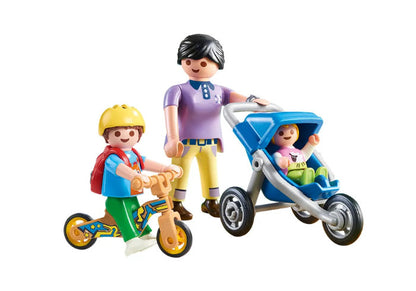 Mamá con niños Playmobil