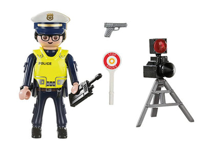 Policia con Radar Playmobil