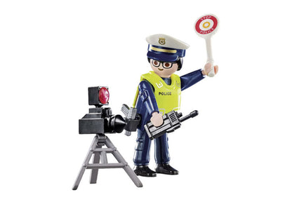 Policia con Radar Playmobil