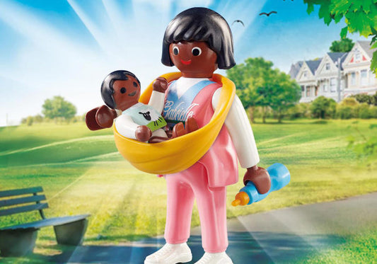 Mujer Portabebes Playmobil