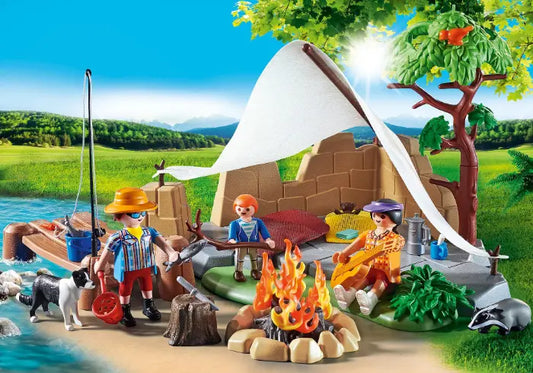 Familia de Camping Playmobil