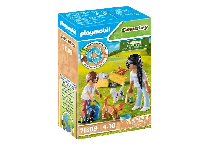Familia de Gatos Playmobil