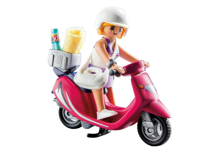 Chica con Scooter Playmobil