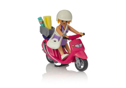 Chica con Scooter Playmobil