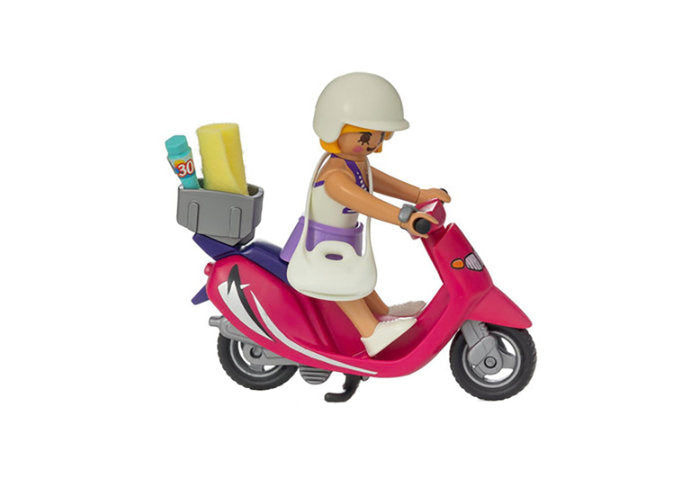 Chica con Scooter Playmobil