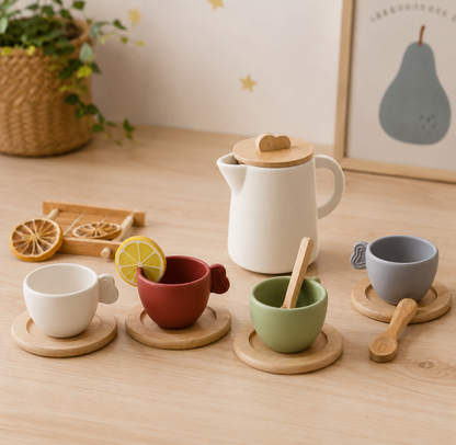 Set de Té de Madera